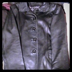 Jaclyn Smith Black Leather Jacket